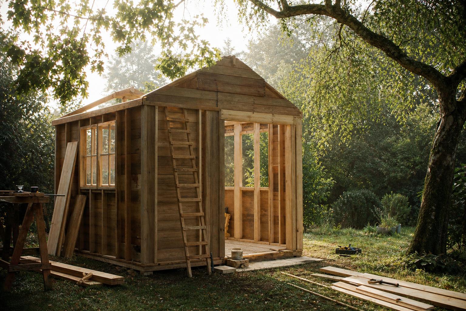 Plan abri de jardin pdf gratuit : sources, réglementation et étapes de construction